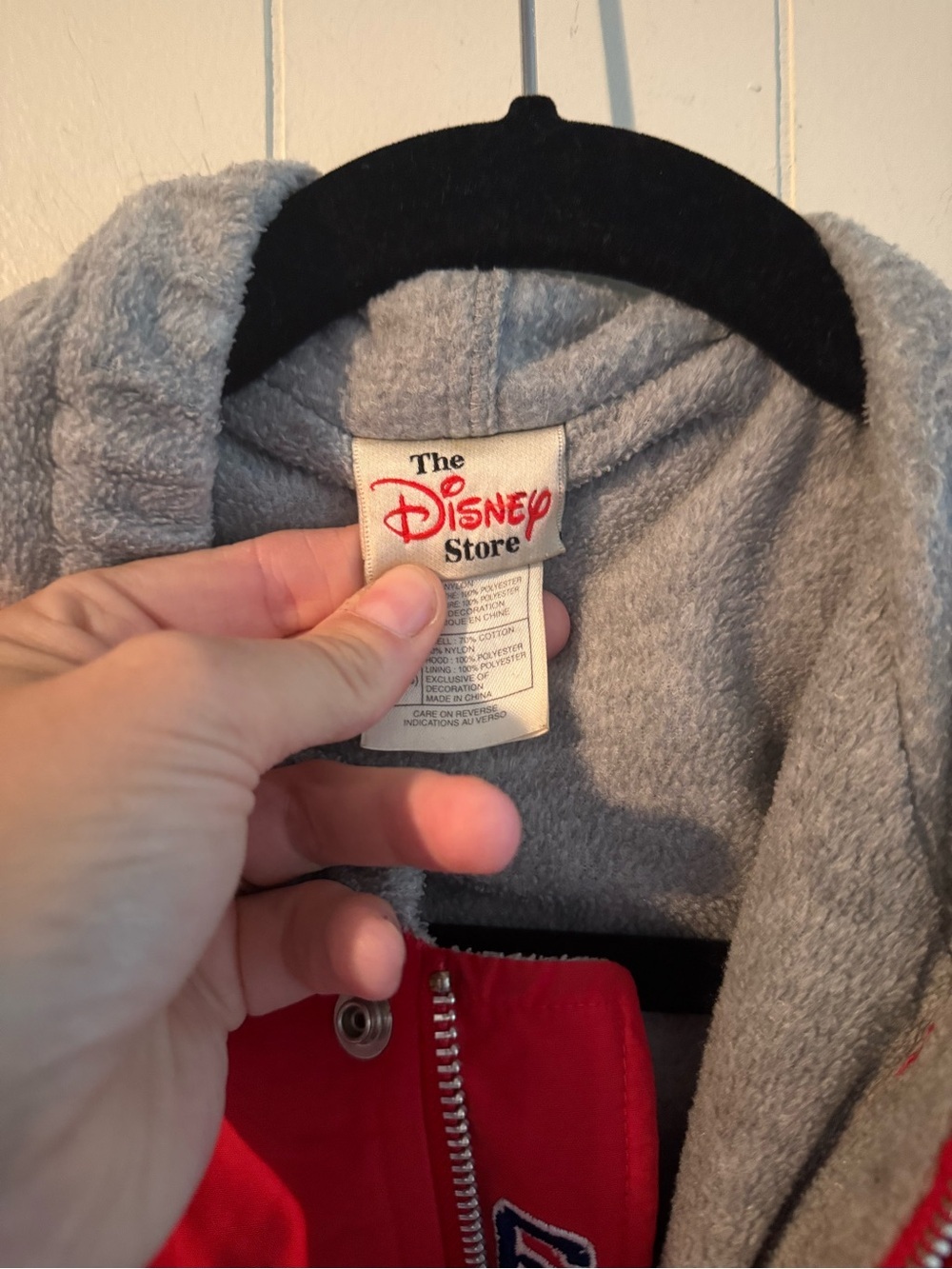 Vintage Disney Catalog Winnie the Pooh Tigger Red Baseball Varsity Jacket Sz XL - Picture 5 of 11